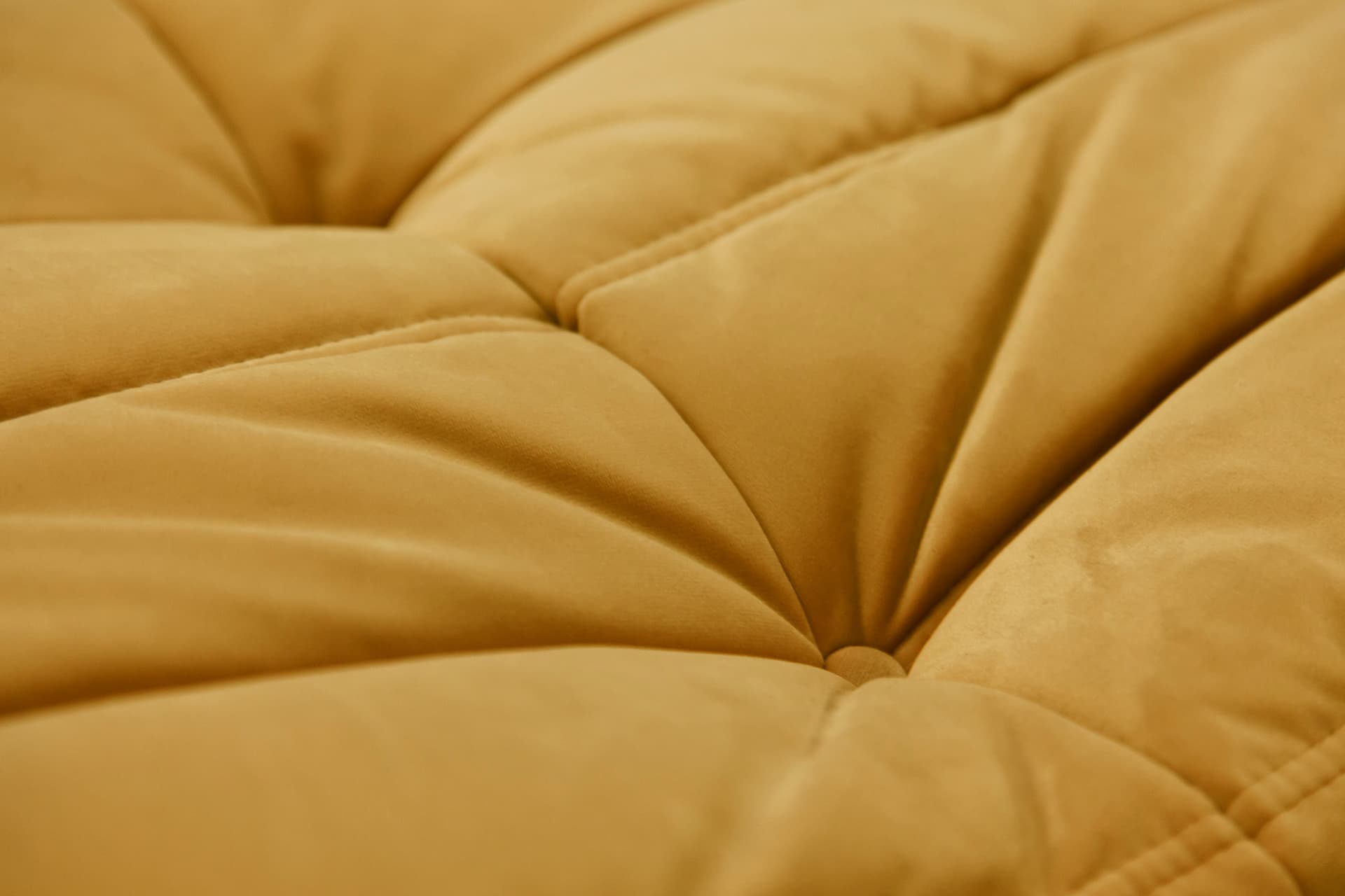 Zestaw wypoczynkowy Togo 5 części, velvet musztardowy żółty - 166605