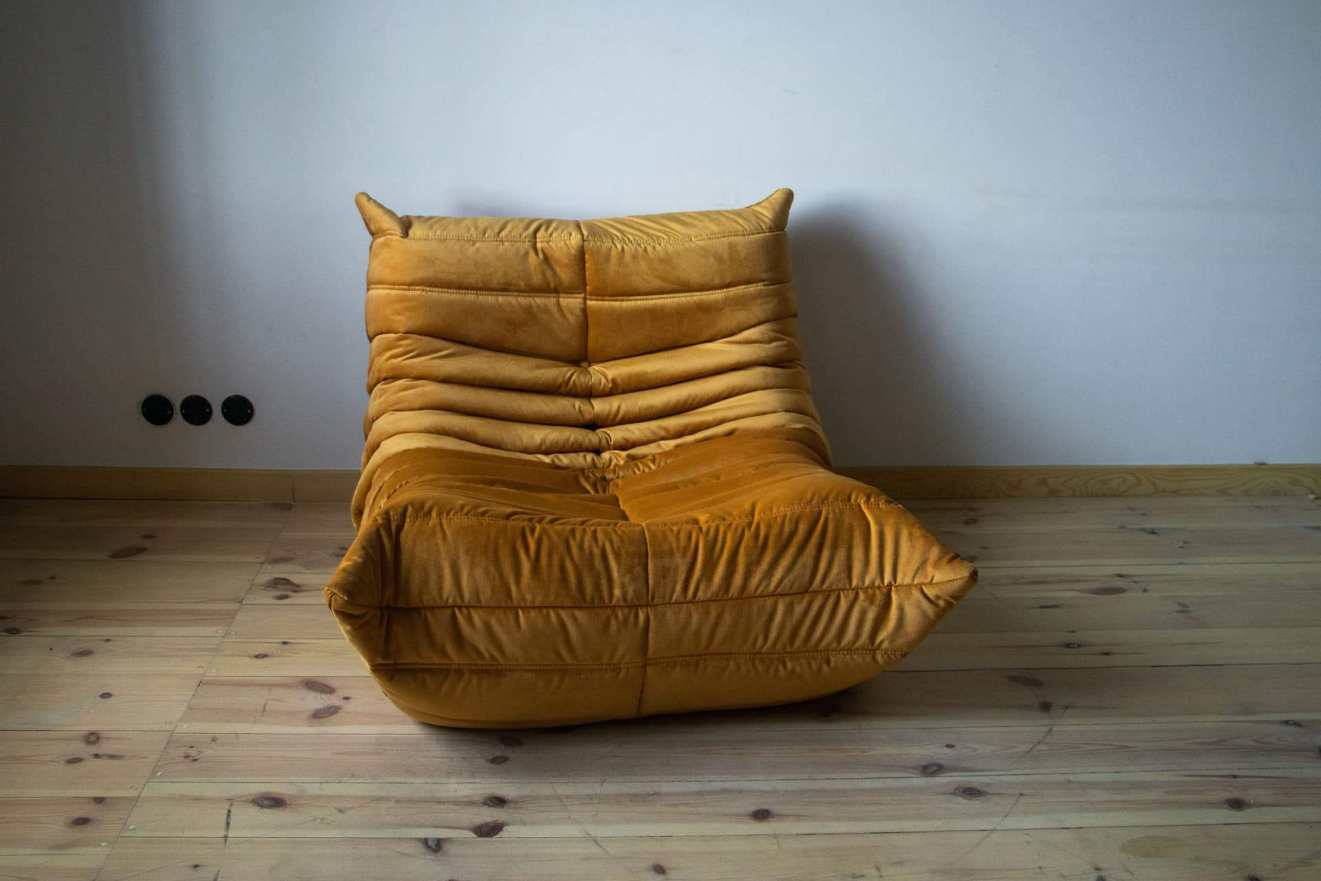 Zestaw wypoczynkowy Togo 5 części, velvet złoty - 166536