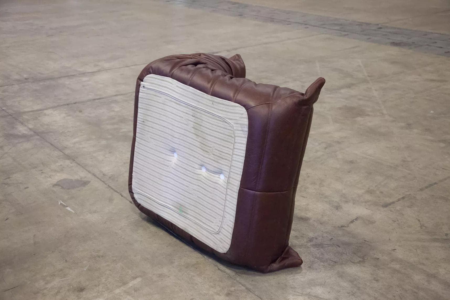 Zestaw wypoczynkowy Togo 5 części, skóra czekoladowy brąz - 166719