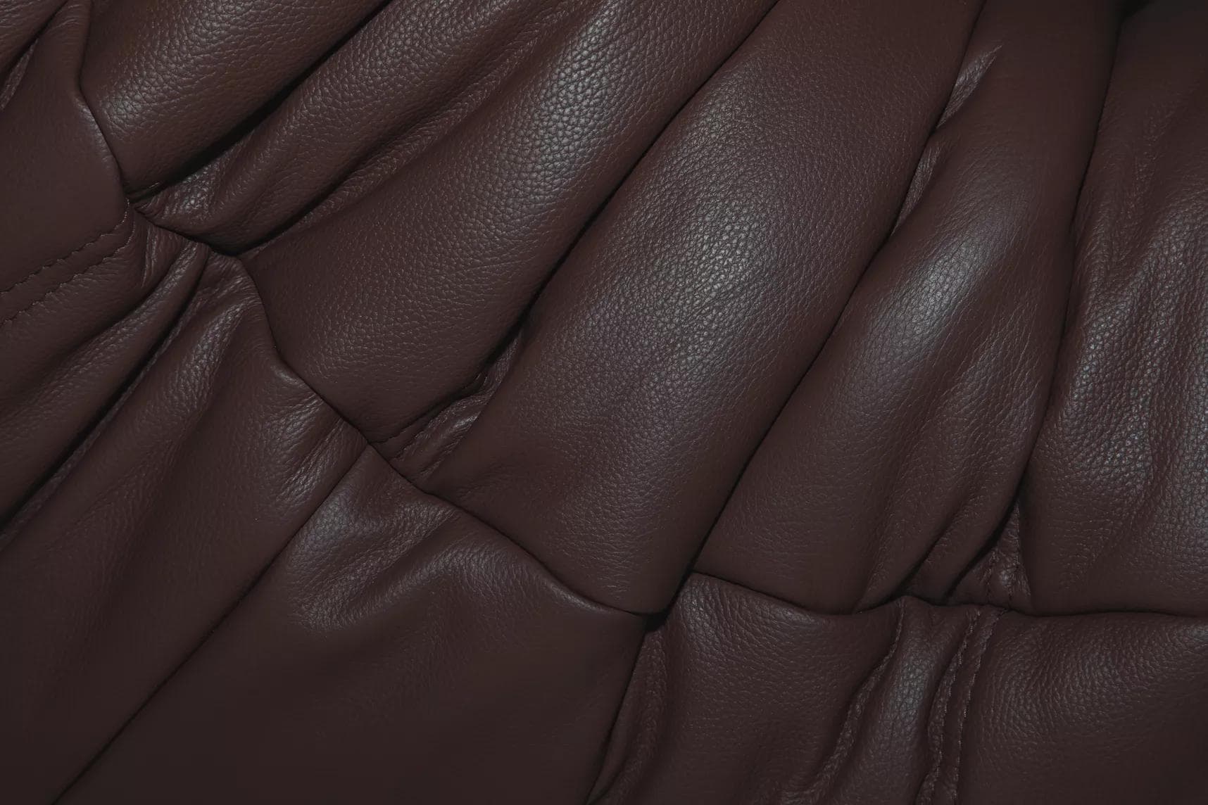 Sofa Togo dwuosobowa, skóra brązowa madras - 166307