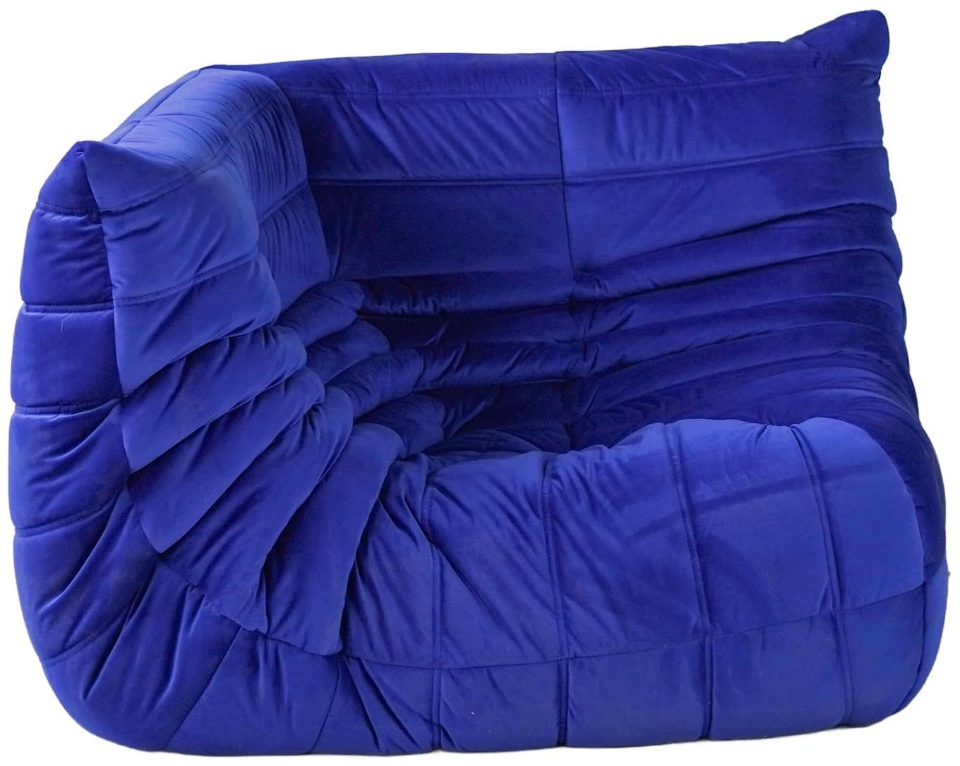 Narożnik Togo, velvet kobalt - 59401