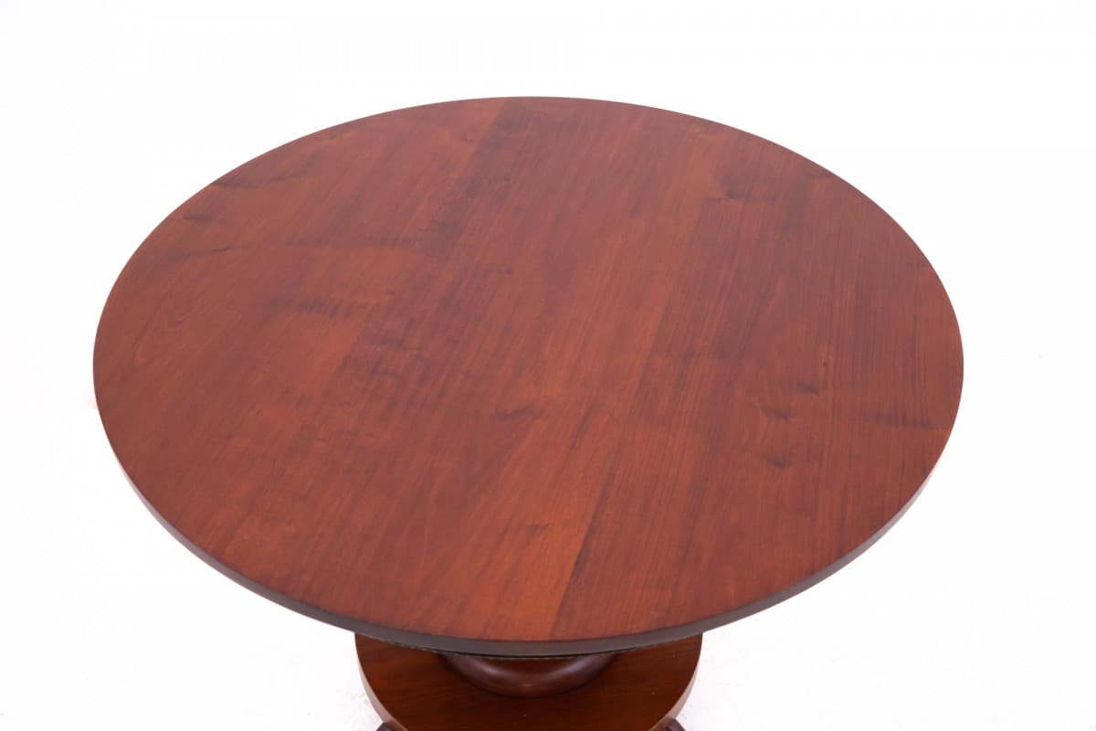 Mahoniowy okrągły stół, Europa Północna, przełom XIX i XX wieku - 49726