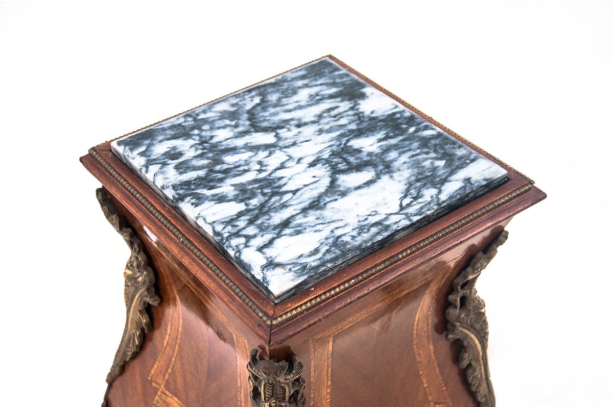 Orzechowe kolumny Empire, Francja, lata 70. XIX wieku - 49878