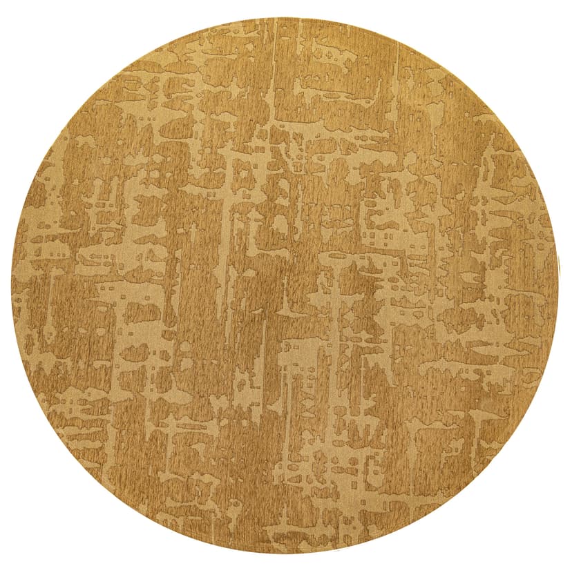 Dywan okrągły, Baobab Madagaskar Gold Round, złoty, Louis De Poortere 240x240 cm