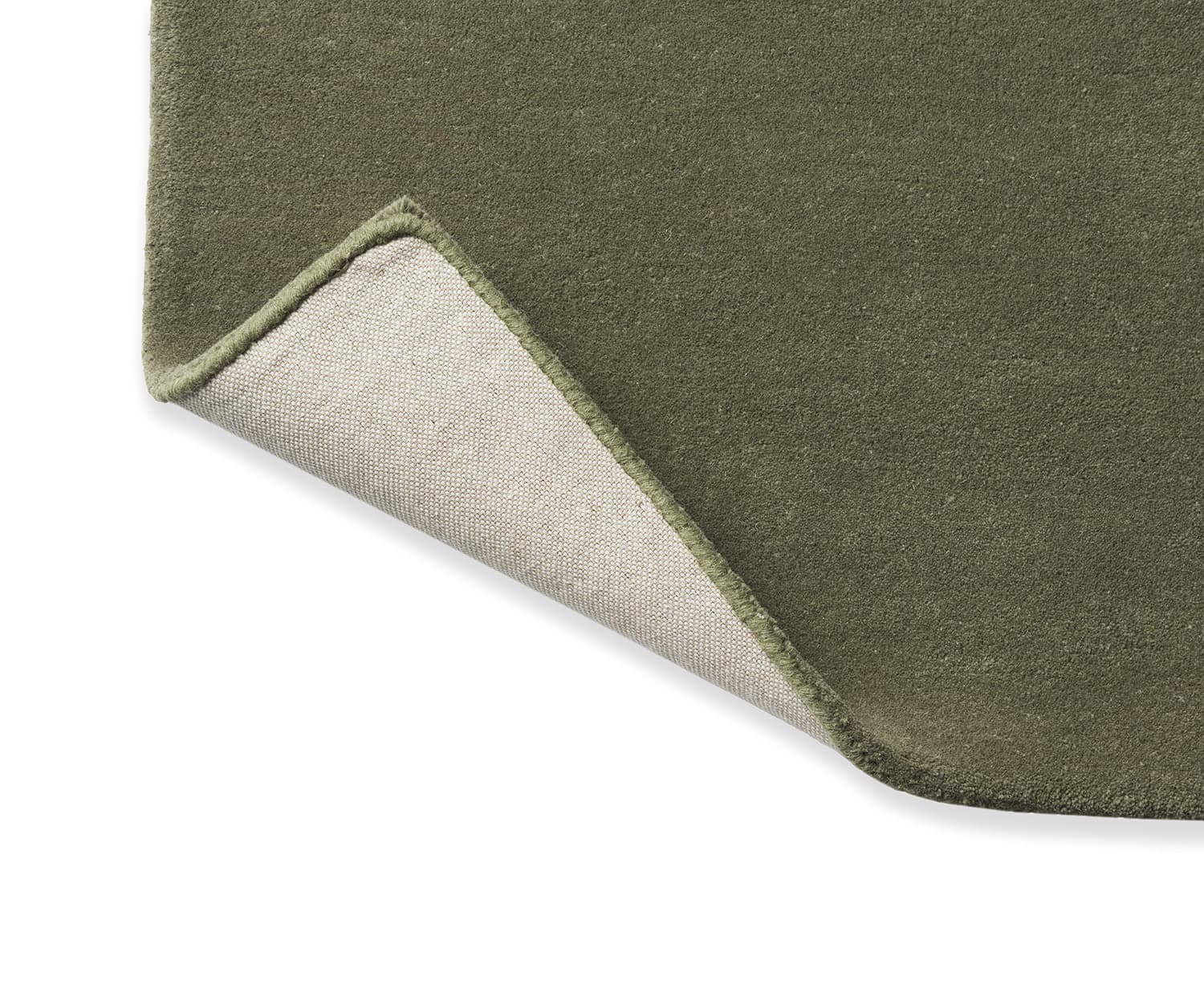 Dywan Decor Plateau oliwkowy, zielony 250x350 cm, wełna, Brink & Campman - 55208