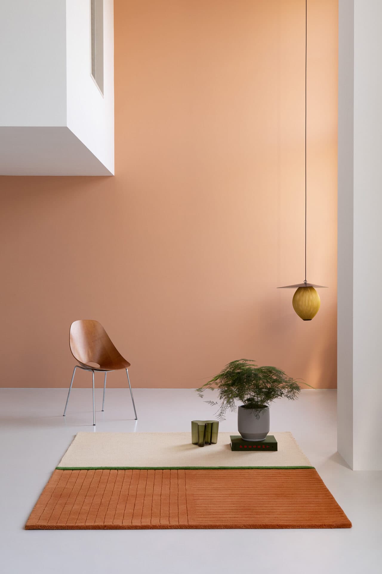 Rug Decor Rhythm, orange, wool, 160x230 cm, Brink & Campman - 55167