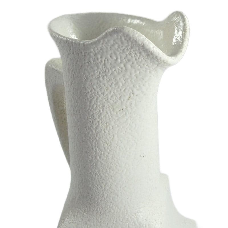 Kremowy ceramiczny wazon, proj. R. Rigon dla Bertoncello, Włochy, lata 60. - 5043