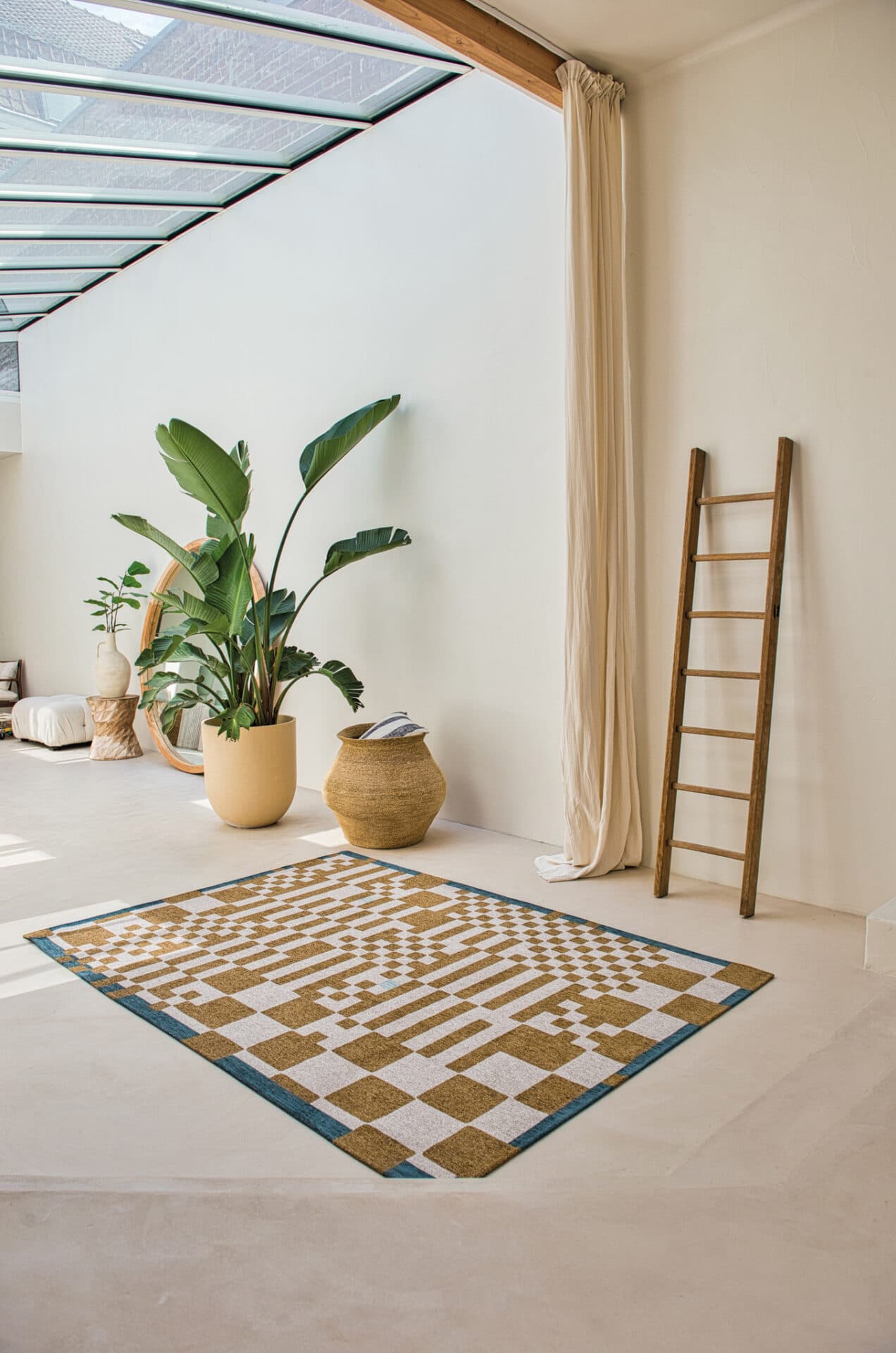 Rug Chess Honey 170x240 cm beige, Louis De Poortere - 148120