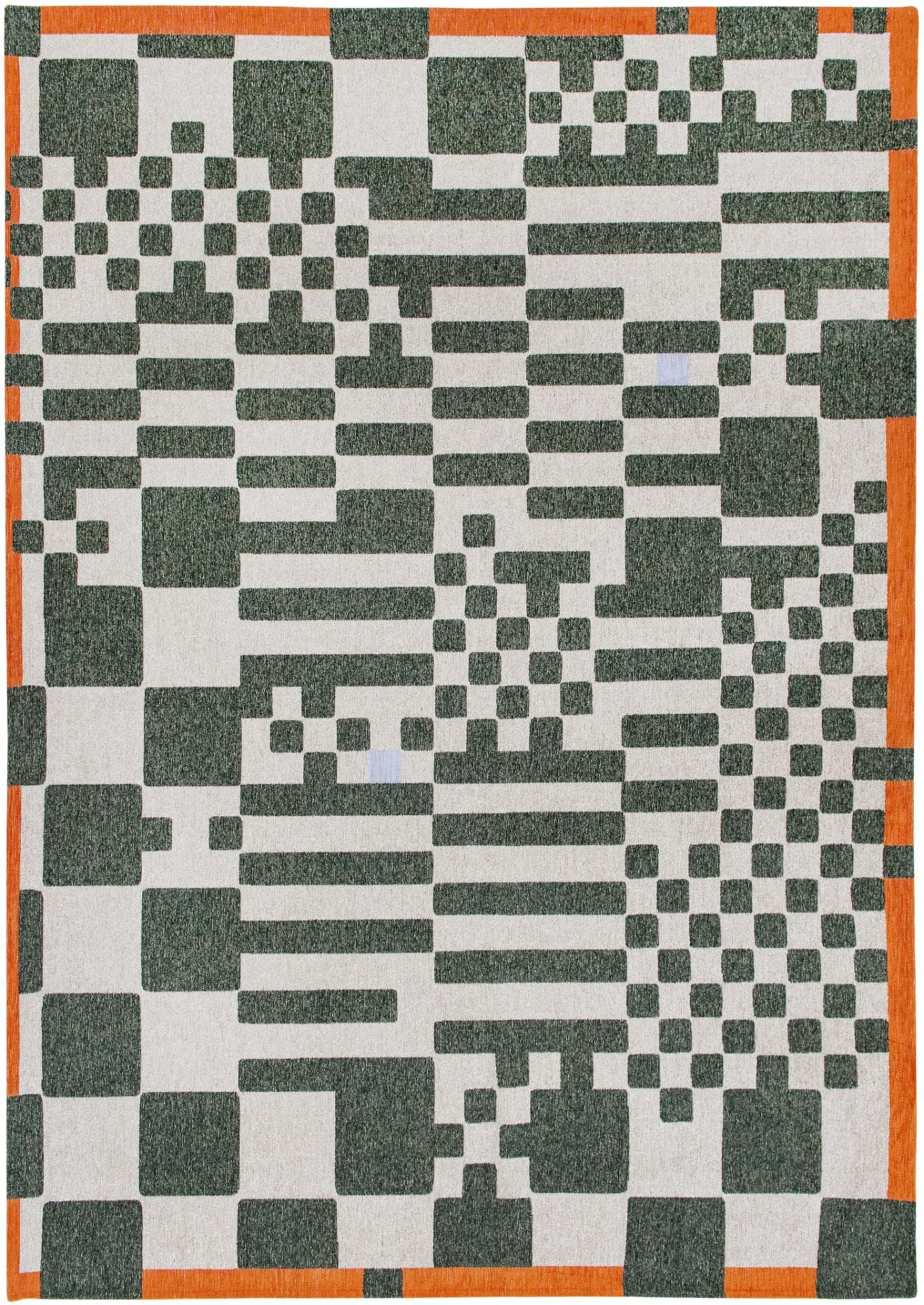 Dywan Chess Deep Green 240x340 cm zielony, Louis De Poortere