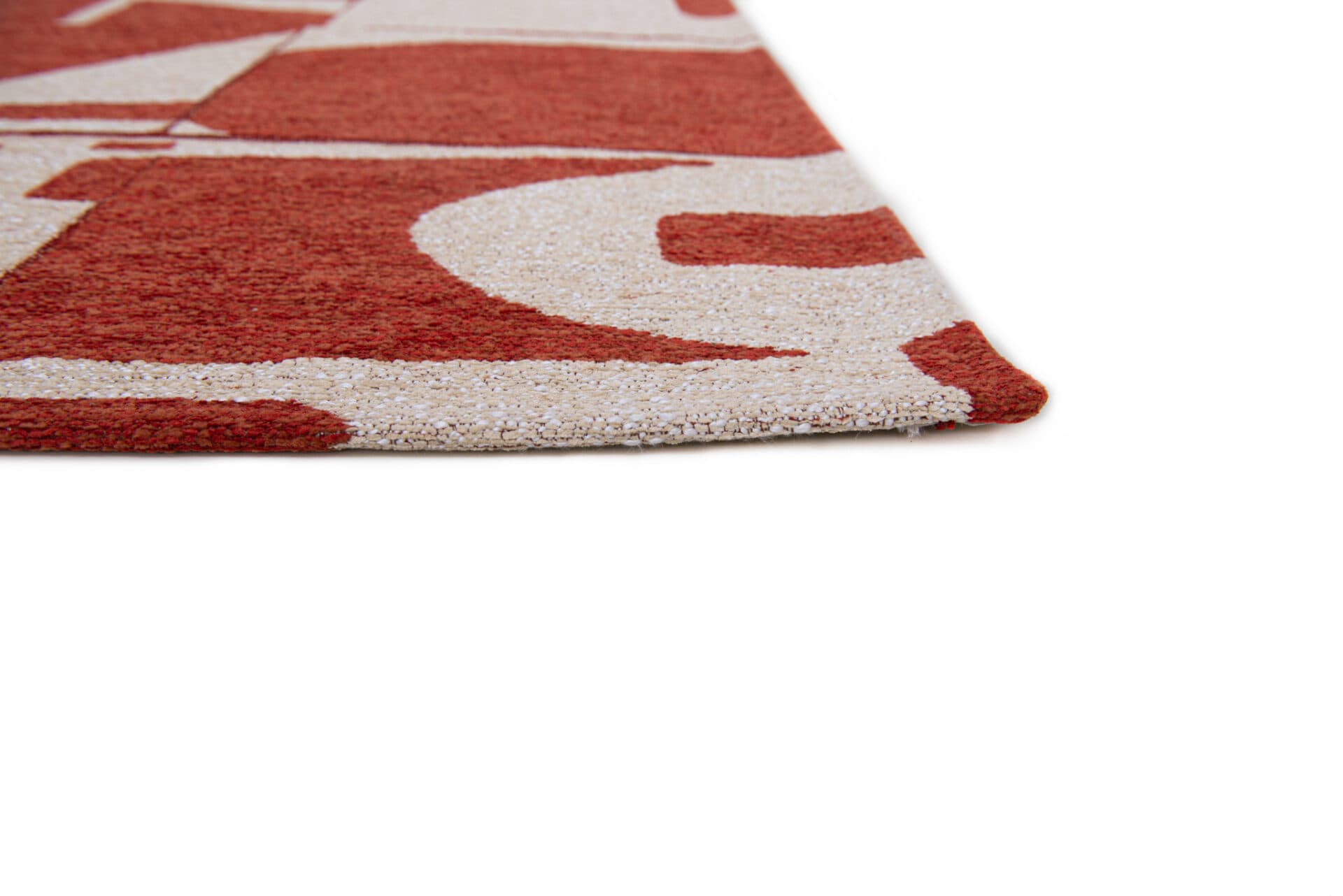Rug Papercut Rust 9364, red, 240x340 cm, Louis De Poortere - 147892