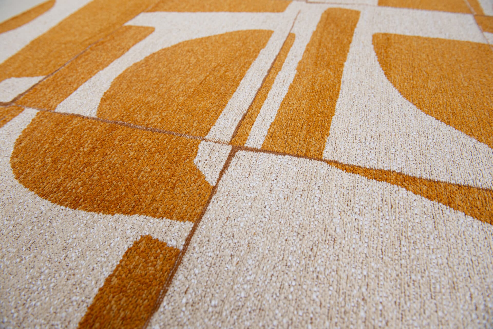 Rug PAPERCUT CURRY 240x340 cm yellow, beige, Louis De Poortere - 147790