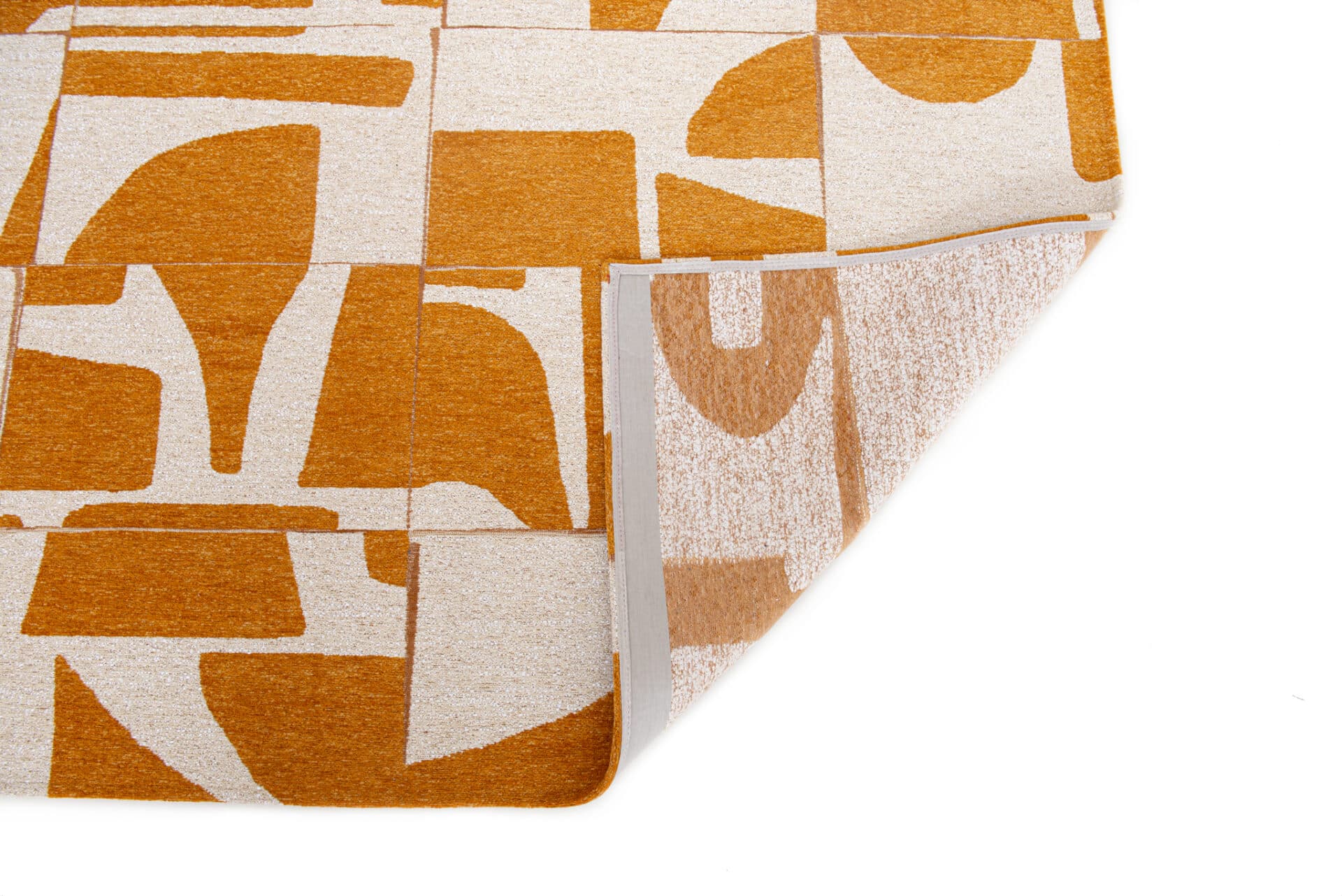 Rug PAPERCUT CURRY 280x390 cm yellow, Louis De Poortere - 147800