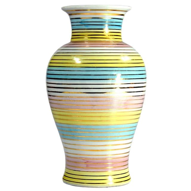 Multicolor Ceramic Vase, Sorrento, Italy, 1950s - DIMENSION
