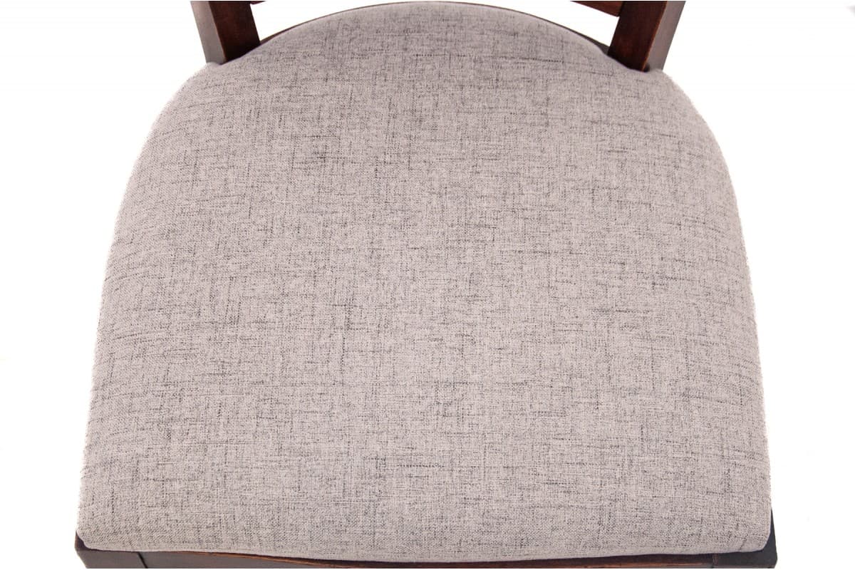 Orzechowy rozkładany stół z 6 krzesłami, proj. L. Majorelle, Francja, lata 60. - 49823