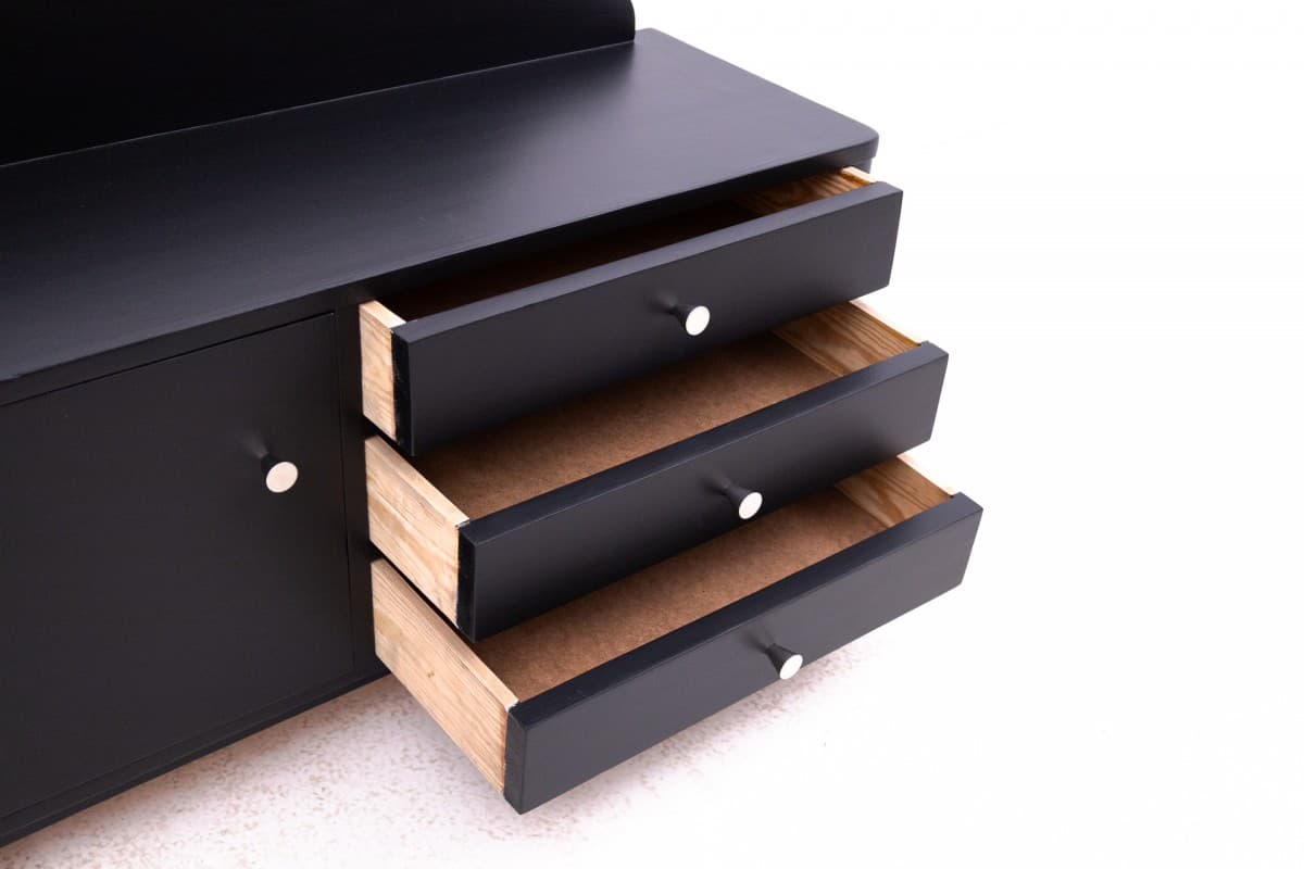 Black Sideboard, Poland, 1950s - 49389