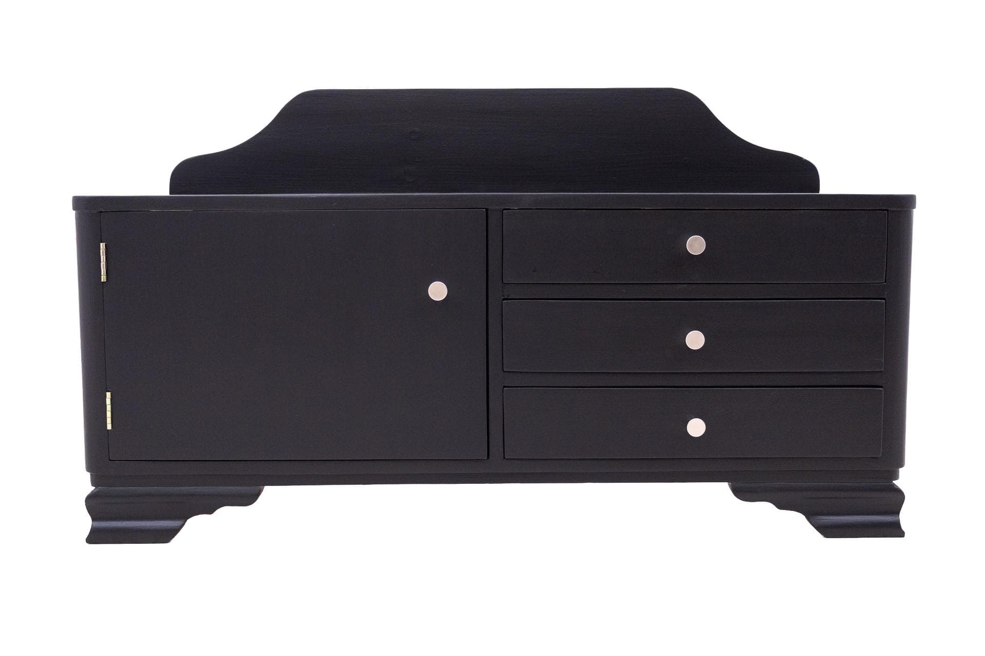 Black Sideboard, Poland, 1950s