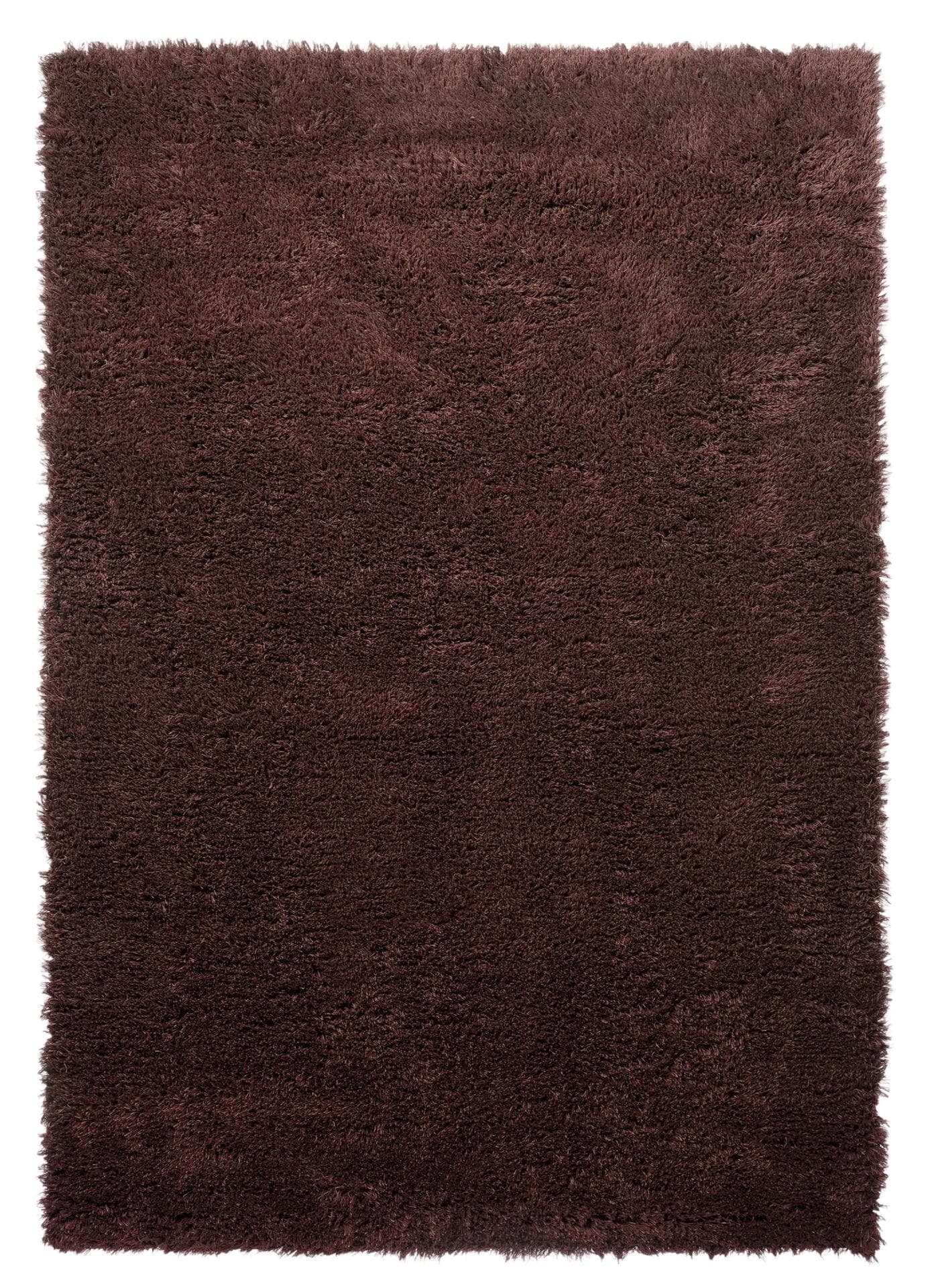 Shaggy wool rug 250x350 cm burgundy, Brink & Campman
