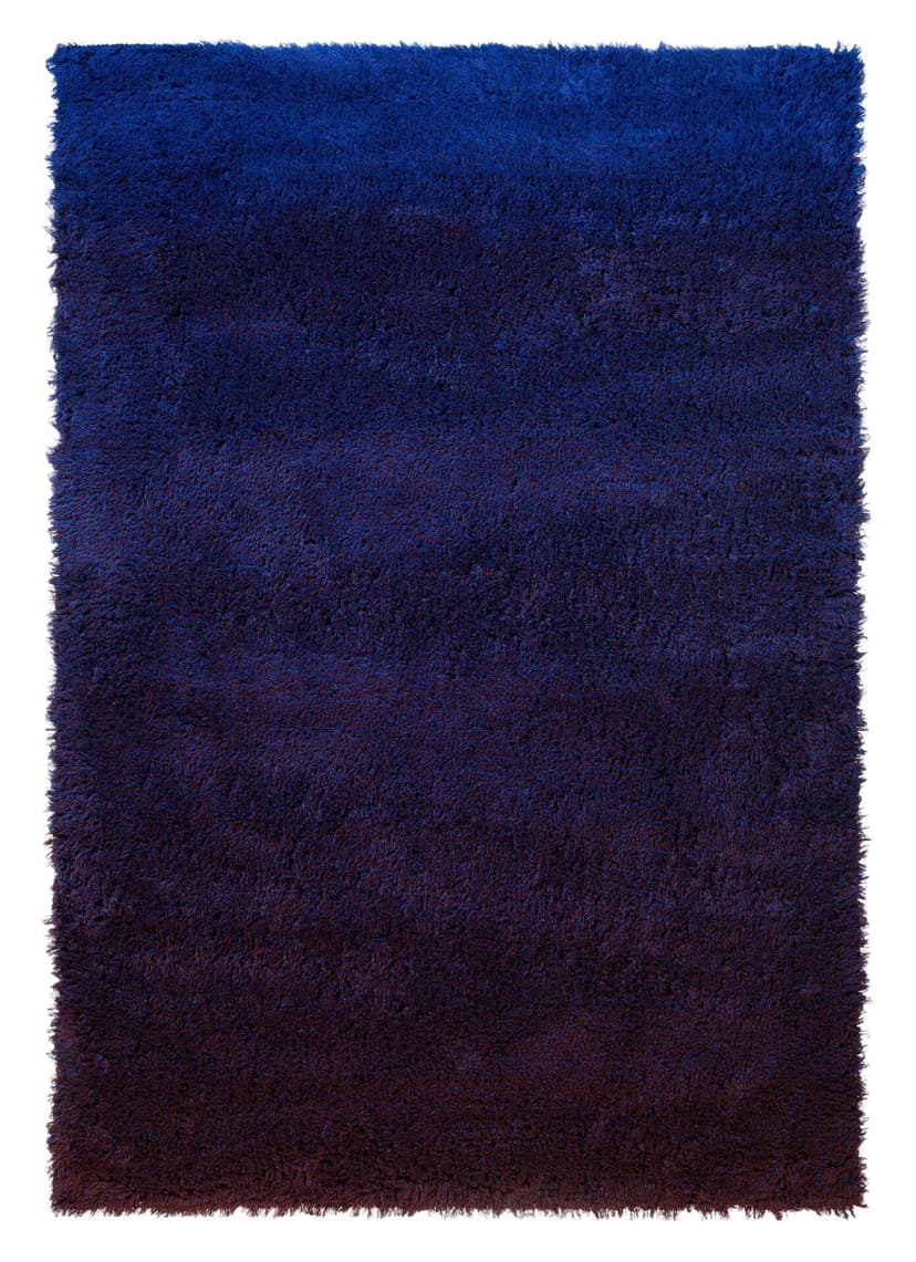 Dywan Shaggy, 170x240 cm, niebieski, Brink & Campman, Holandia, lata 2000.