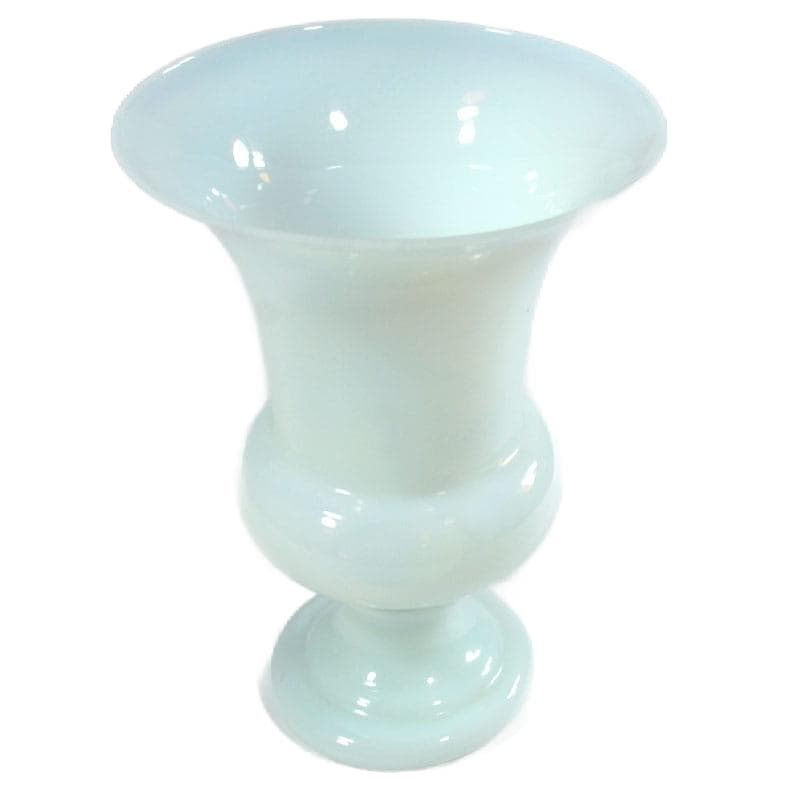 Mlecznobiały wazon ze szkła opalinowego, Murano, Włochy, lata 60. - 5119