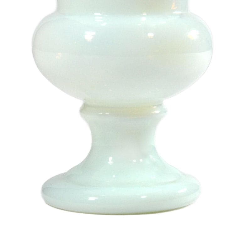 Mlecznobiały wazon ze szkła opalinowego, Murano, Włochy, lata 60. - 5121