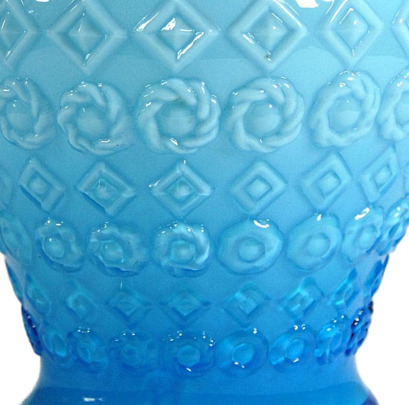 Błękitny dzban szklany, Empoli, Włochy, lata 60. - 5113