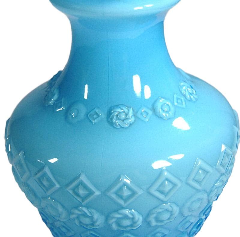 Błękitny dzban szklany, Empoli, Włochy, lata 60. - 5114