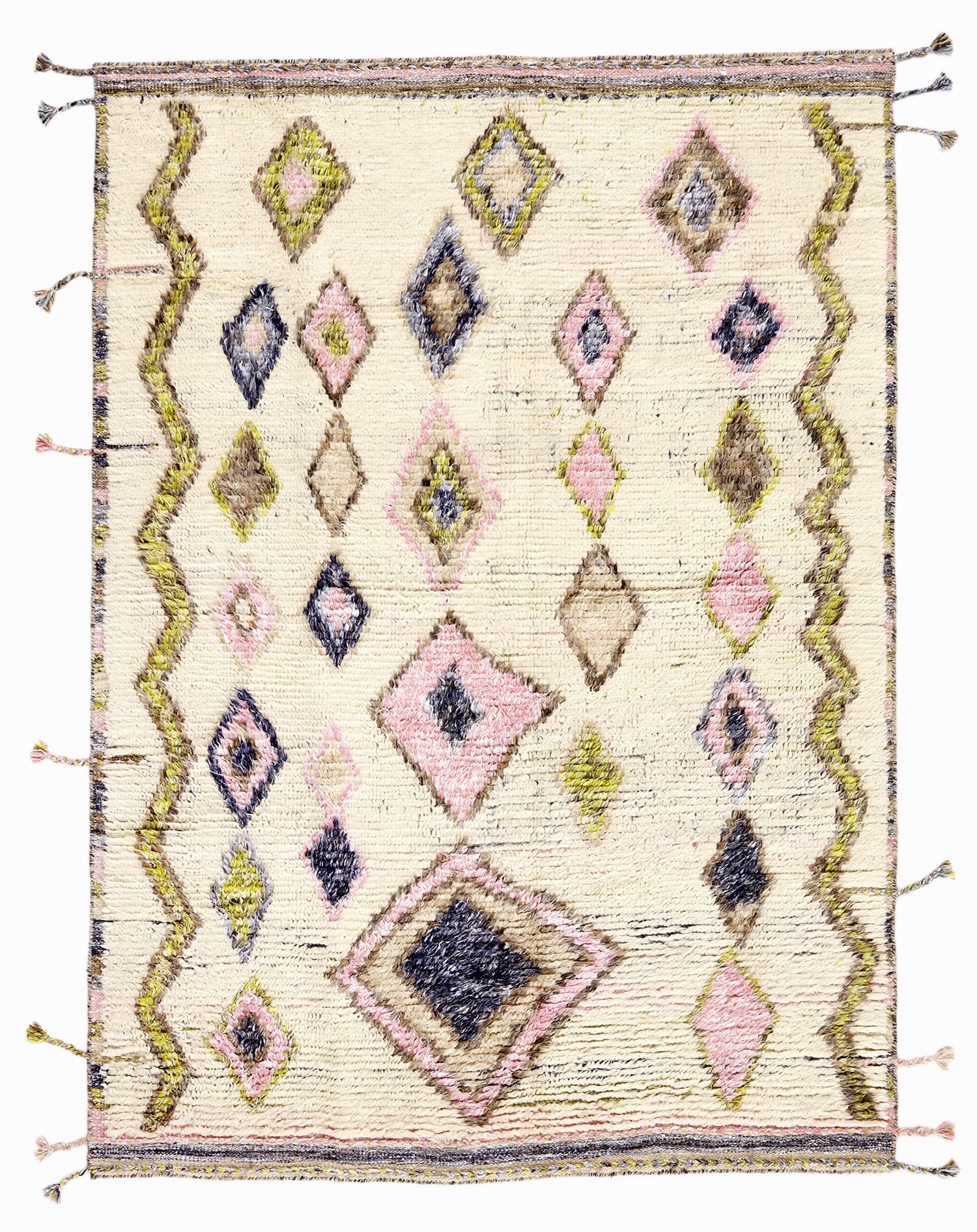 Rug Tribe Ivory Multi 250x350 cm, multicolor, wool, Reza's