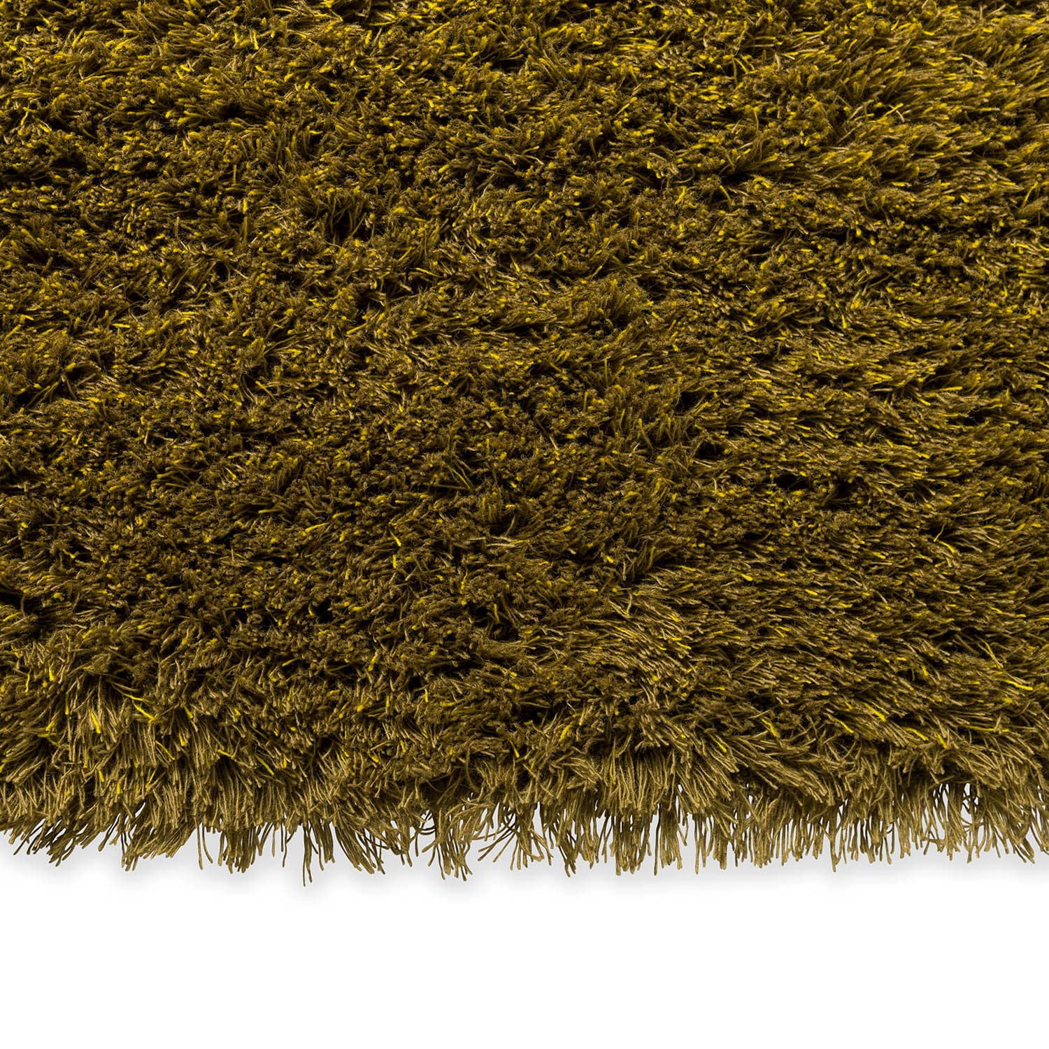 Yellow Wool Shaggy Rug, Brink & Campman, Netherlands, 2000s - 157617