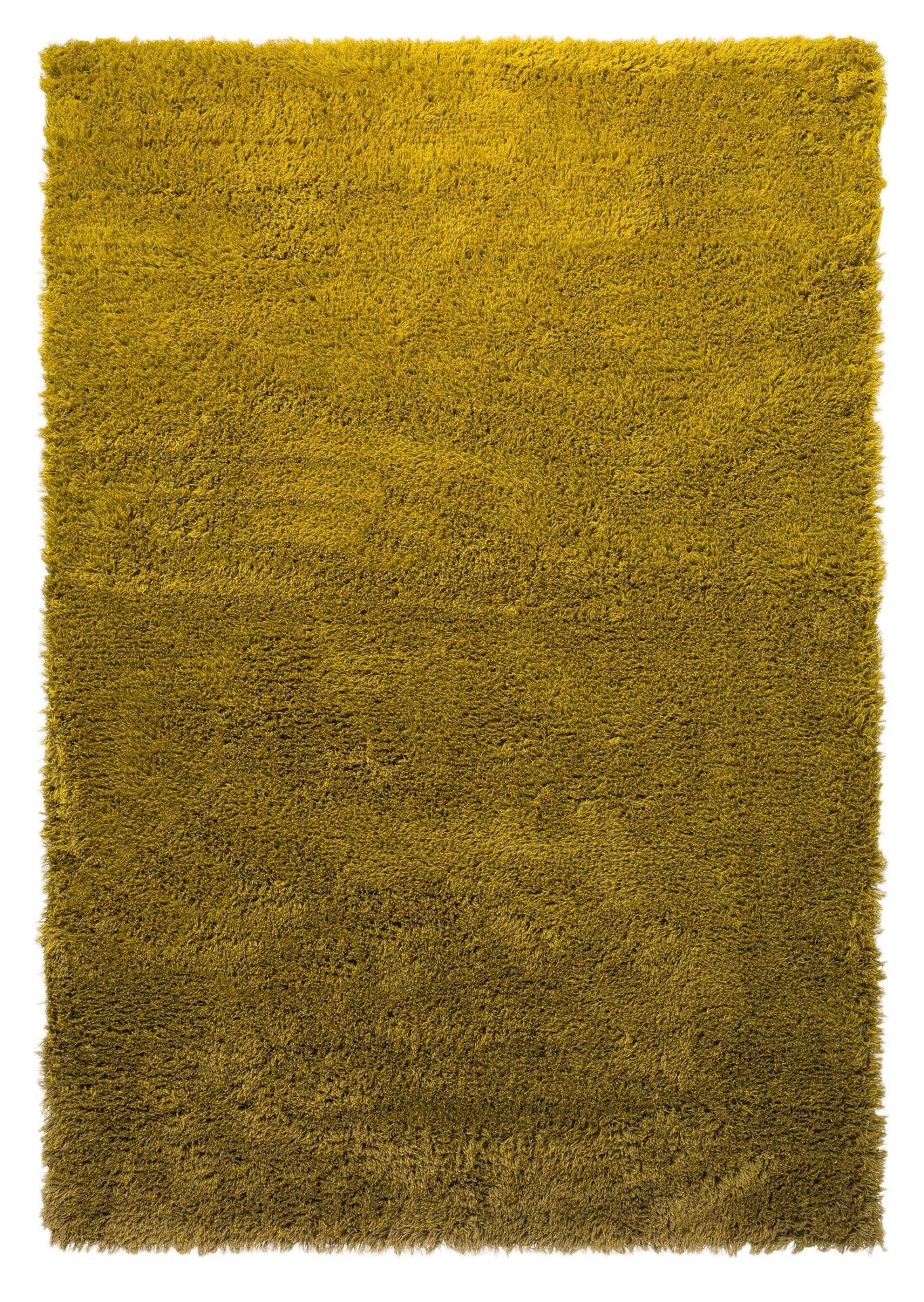 Yellow Wool Shaggy Rug, Brink & Campman, Netherlands, 2000s