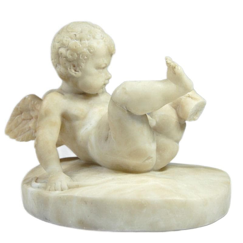 Alabastrowy cherubin, Włochy, przełom XIX i XX wieku - 5079
