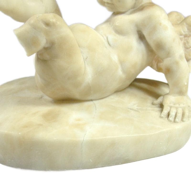 Alabastrowy cherubin, Włochy, przełom XIX i XX wieku - 5080