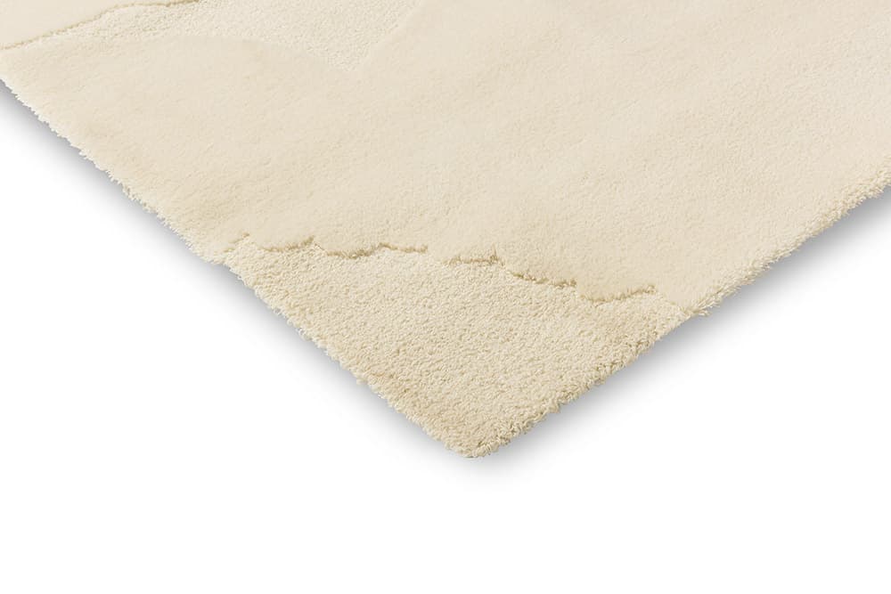 Rug ISO UNIKKO NATURAL WHITE 170x240 cm, ivory, sand, wool, Marimekko - 54322