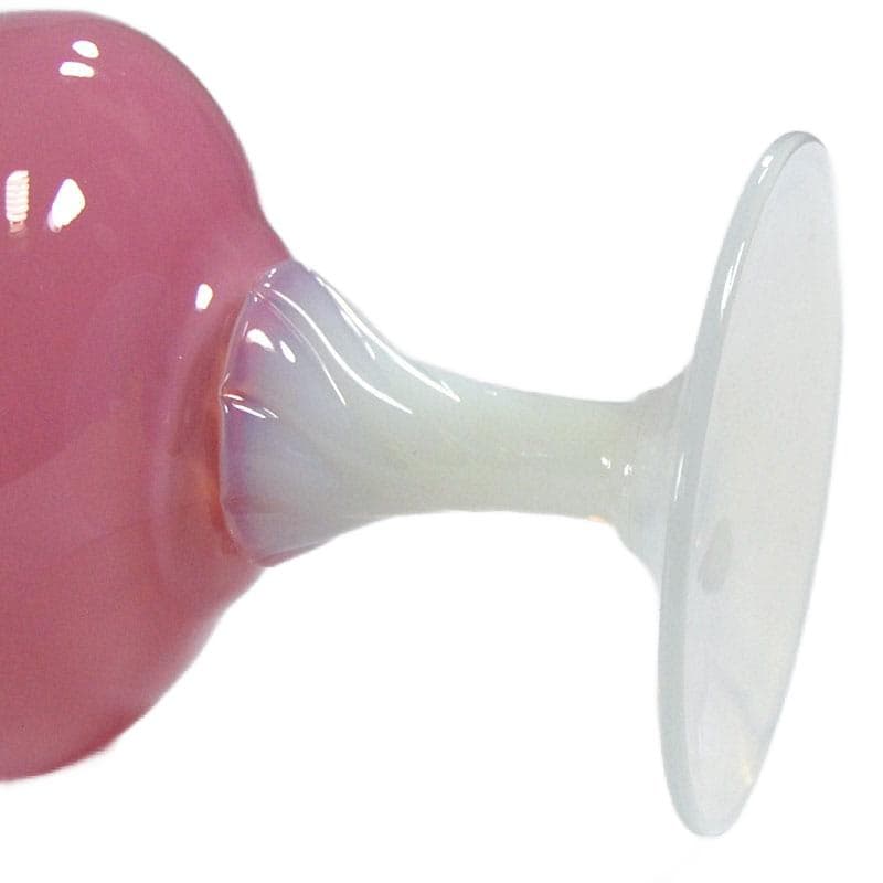 Różowa karafka szklana, Empoli, Włochy, lata 60. - 6082