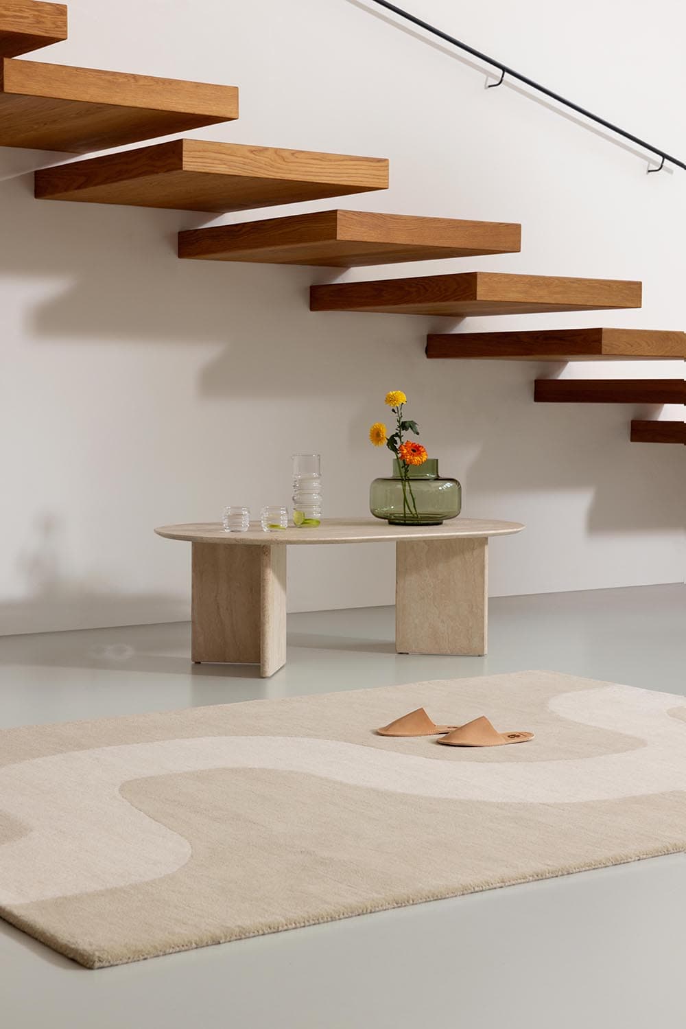 Dywan SEIREENI WARM BEIGE 140x200 cm, beżowy, wełna, Marimekko - 54169