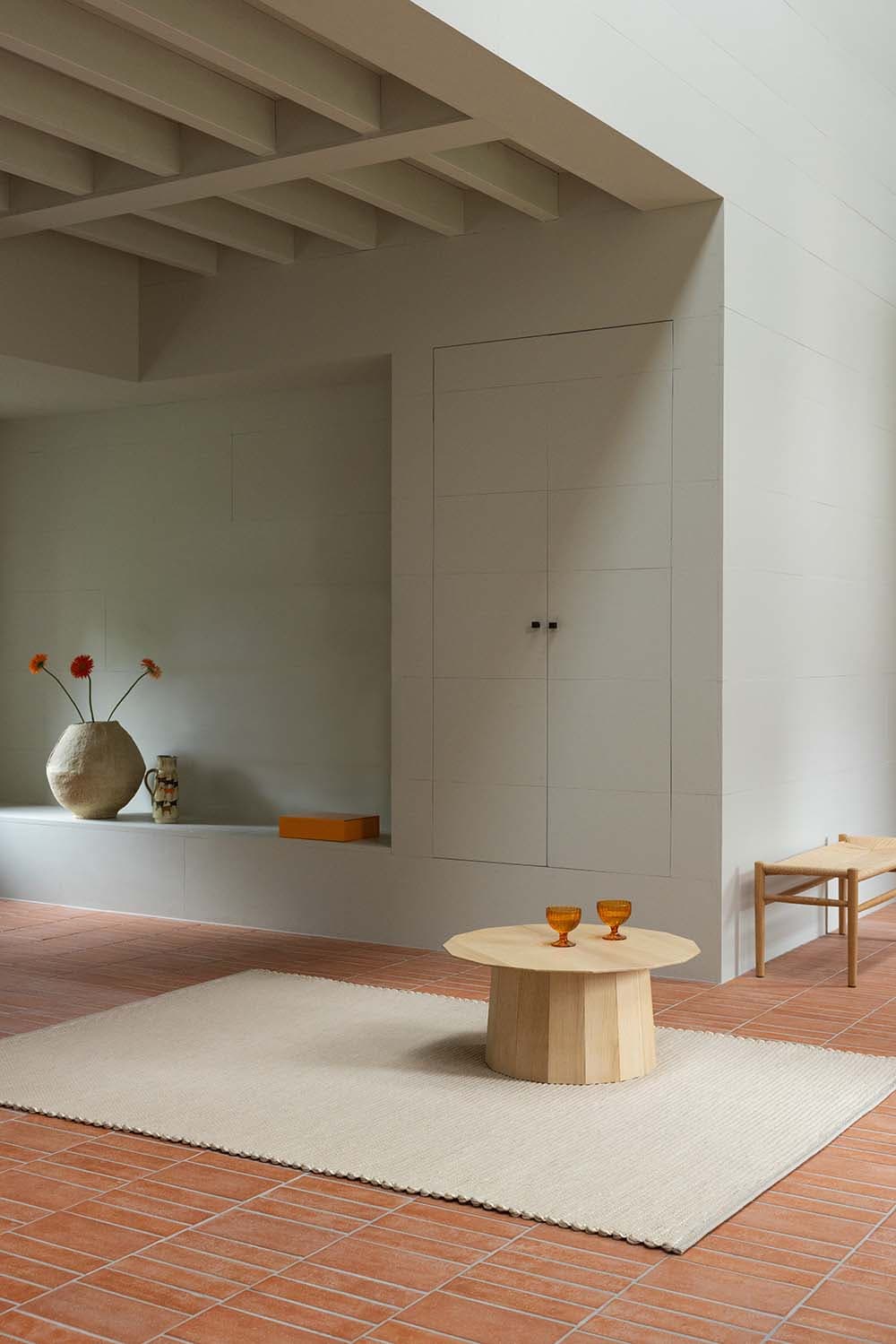 Dywan FRAME NATURAL, beżowy, sizal, wełna, 140x200 cm, Brink & Campman - 53917