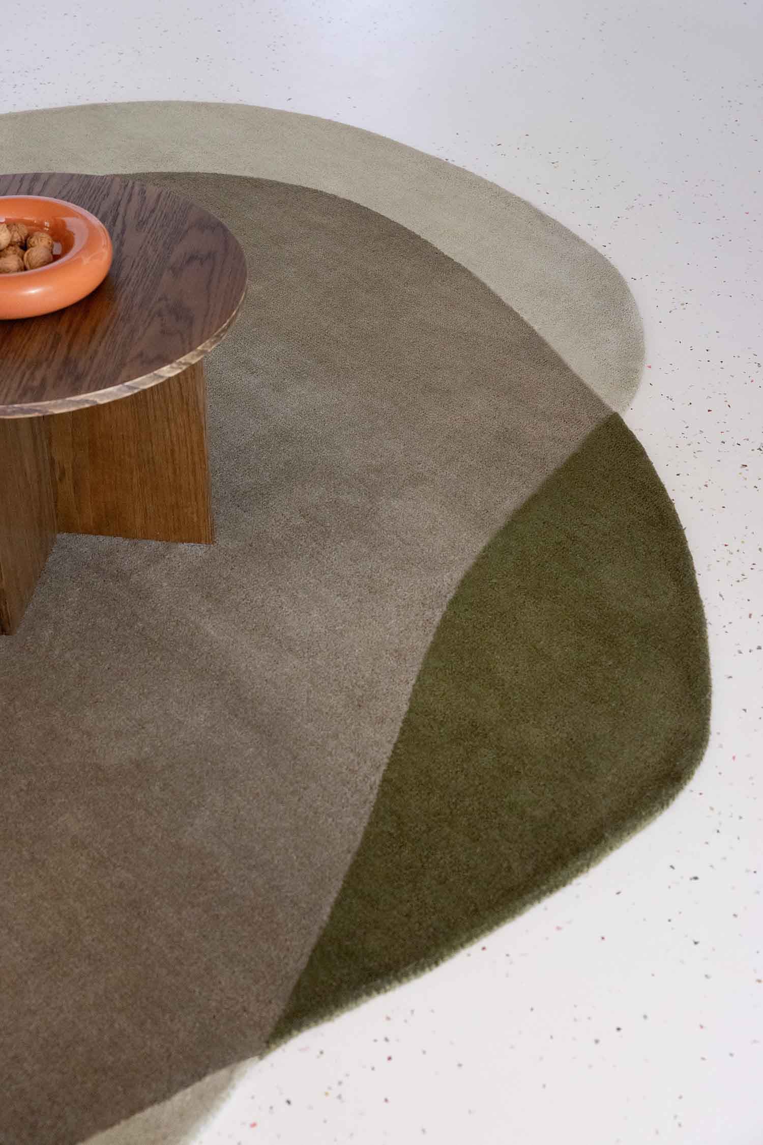 Rug Element Moore Moss 190x250 cm, olive, wool, Brink & Campman - 53870