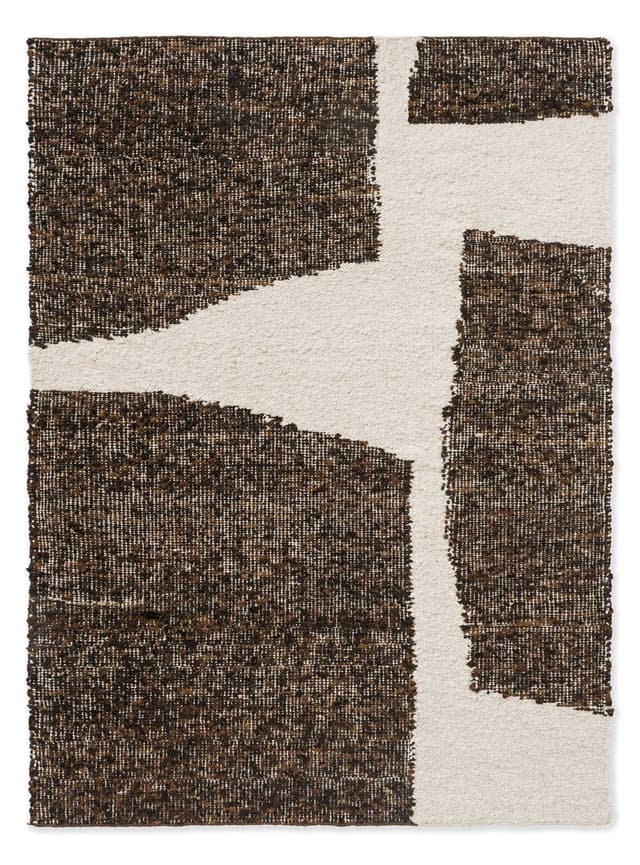 Dywan Craft Fundament Chocolate Cream 140x200 cm beżowy, brązowy, bawełna, juta, wełna, Brink & Campman - WYMIARY