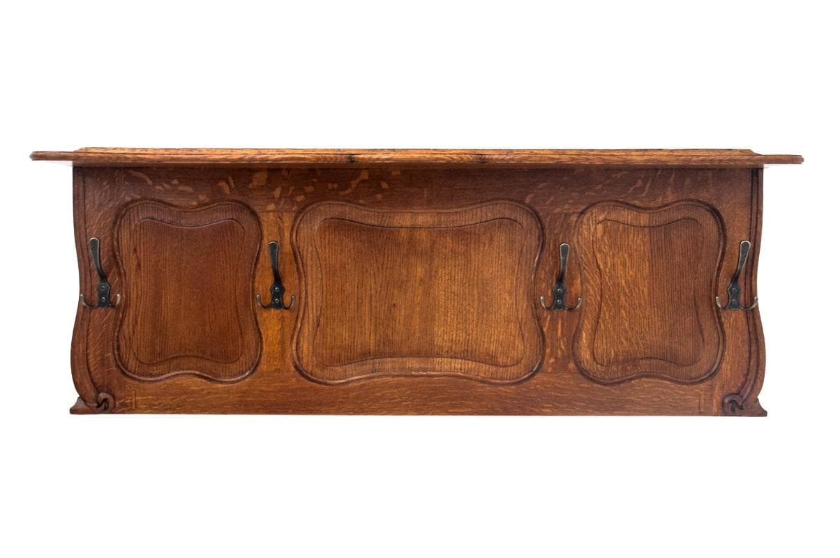 Dębowa garderoba, Francja, początek XX wieku