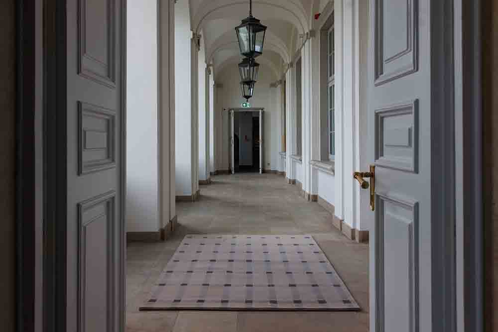 Rug, COTTAGE BROWN GREY, beige, grey, wool, 240x340 cm, Carpets & More - 53421