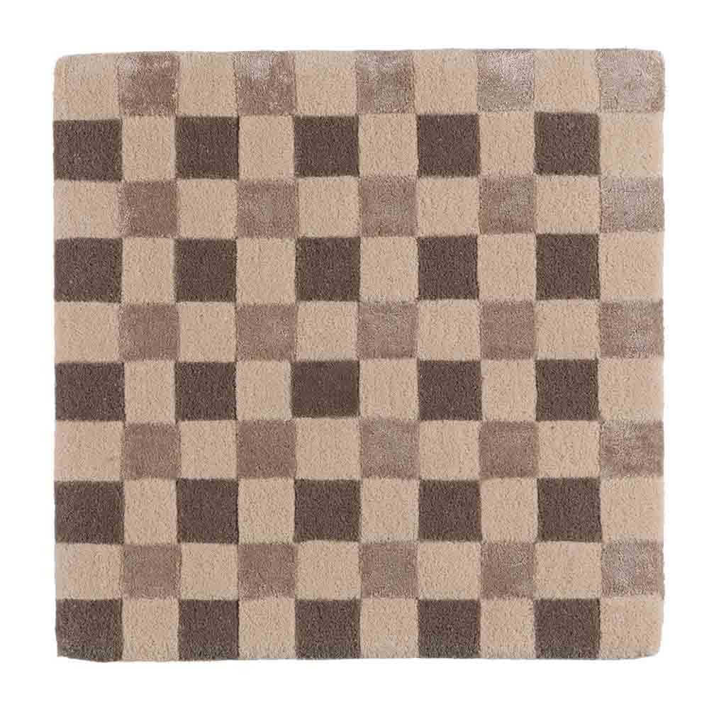 Dywan Flicker Beige Light Grey 160x230 cm, proj. M. Fornal, beżowy, szary, wełna, wiskoza, Carpets & More - 53368