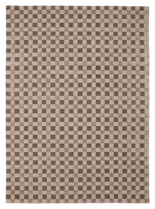 Dywan Flicker Beige Light Grey 300x400 cm, proj. M. Fornal, beżowy, szary, wełna, wiskoza, Carpets & More - WYMIARY