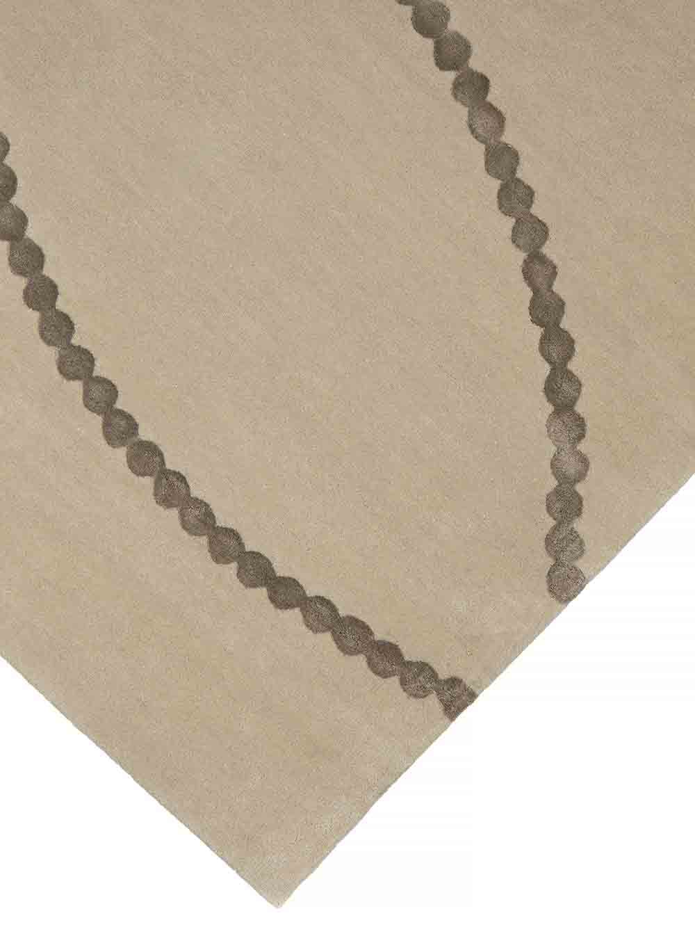 Dywan LUNA BEIGE LIGHT BROWN 200x300 cm, proj. M. Fornal, beżowy, brązowy, wełna, wiskoza, Carpets & More - 53351
