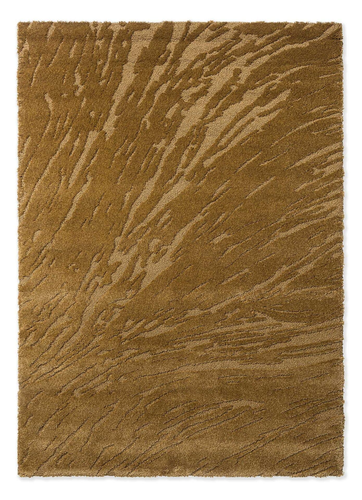 Dywan TWINSET SHORE GOLDEN, brązowy, tencel, wełna, 170x240 cm, Brink & Campman