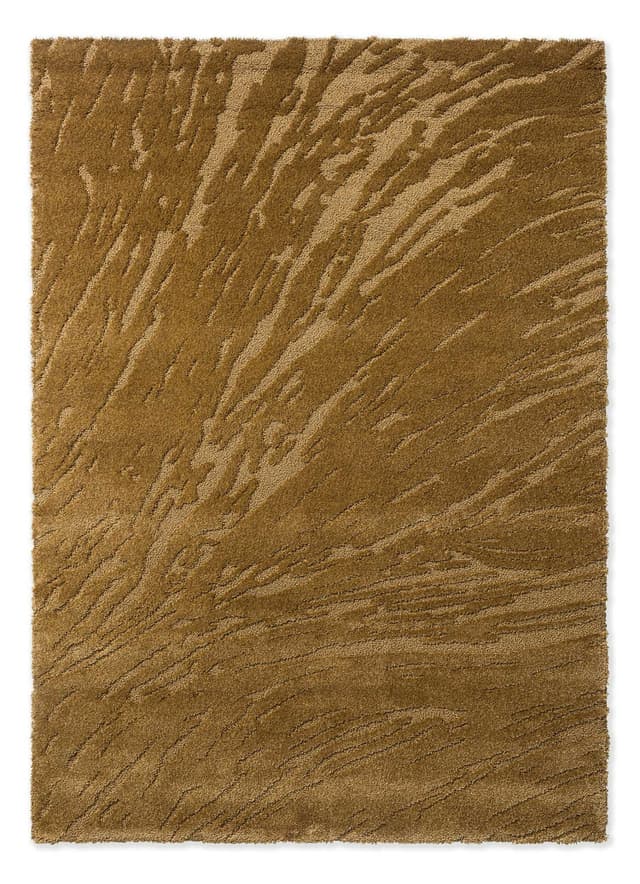 Dywan TWINSET SHORE GOLDEN, złoty, tencel, wełna, 200x300 cm, Brink & Campman - WYMIARY