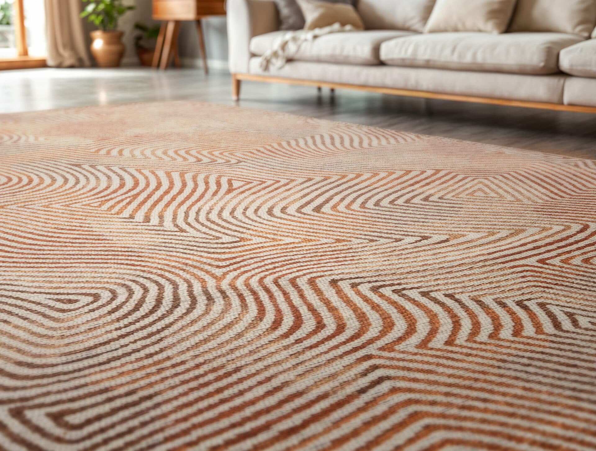 Rug Coral Indian Sand 9800 280x390 cm beige, orange, Louis De Poortere - 53068