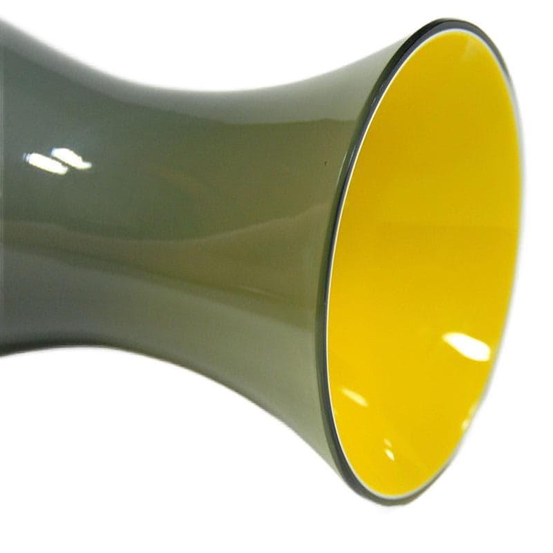 Szary wazon szklany, Salviati, Włochy, lata 90. - 5233