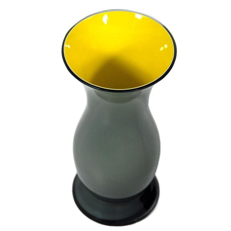 Szary wazon szklany, Salviati, Włochy, lata 90. - 5228