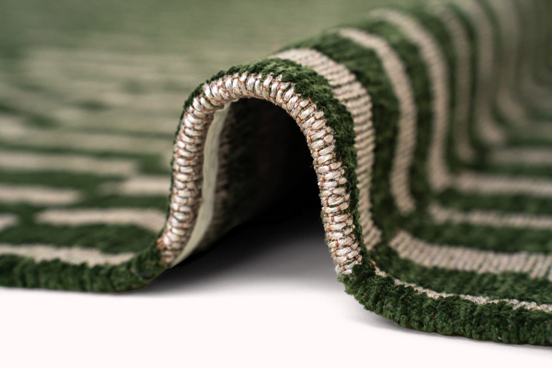 Rug Berber Oasis 9650, beige, olive, Louis De Poortere 140x200 cm - 56938