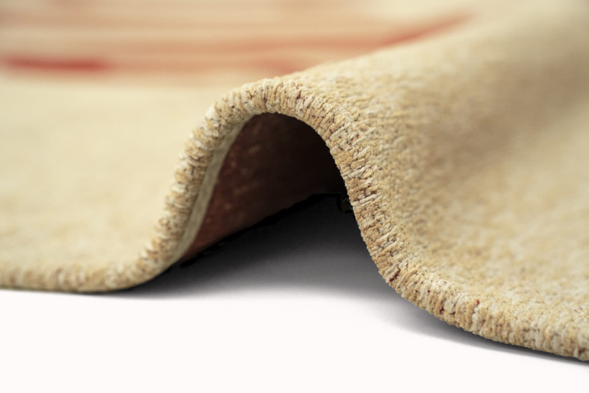 Rug Ribbon Red 240x340 cm beige, maroon, Louis De Poortere - 56426