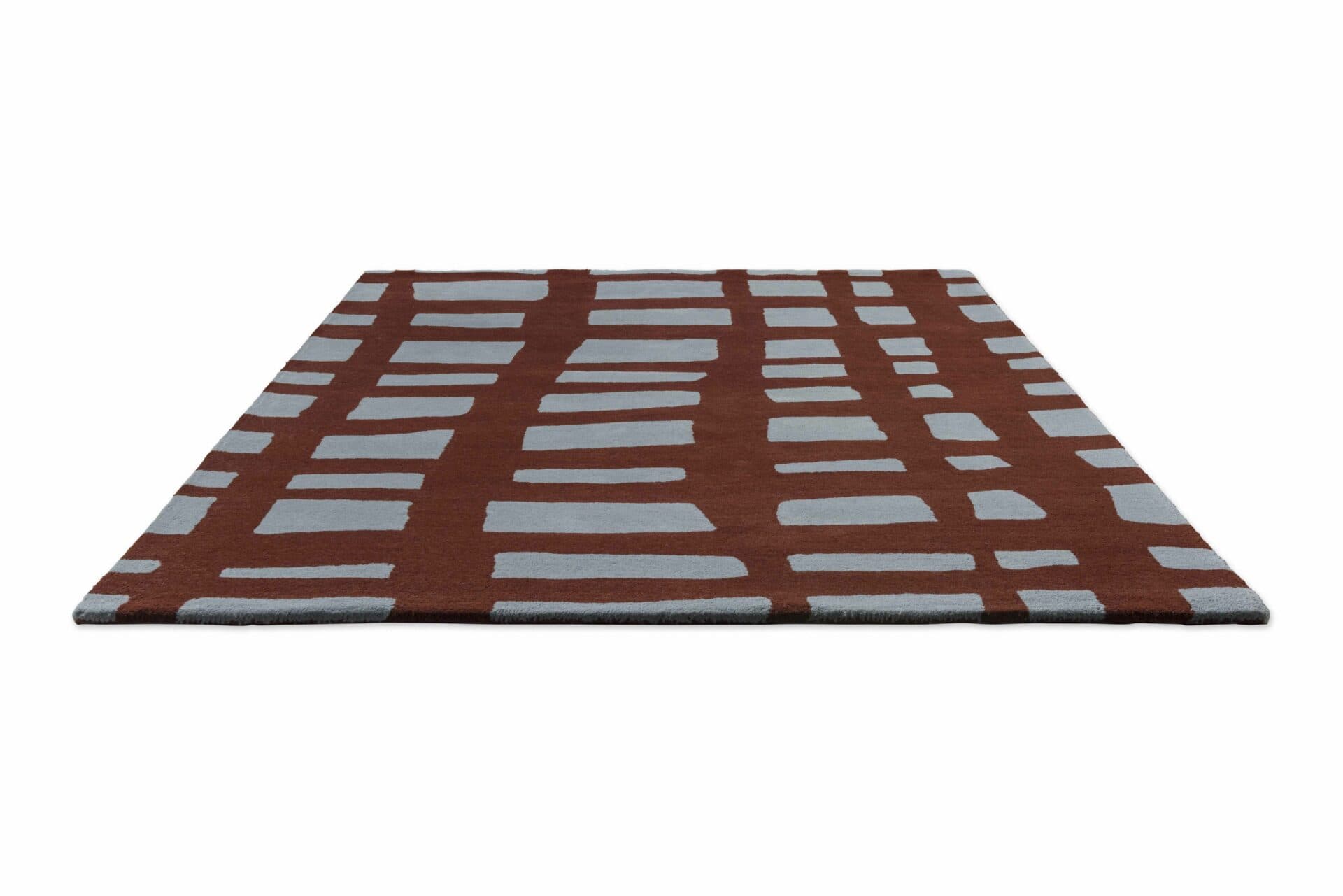 Dywan Arlo Brick 250x350 cm, wełna, Scion Living - 56206